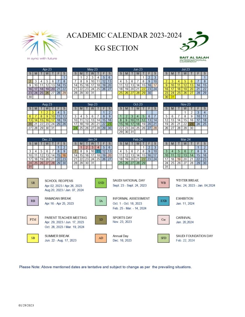 CBSE Curriculum Academic Calendar Dunes International School