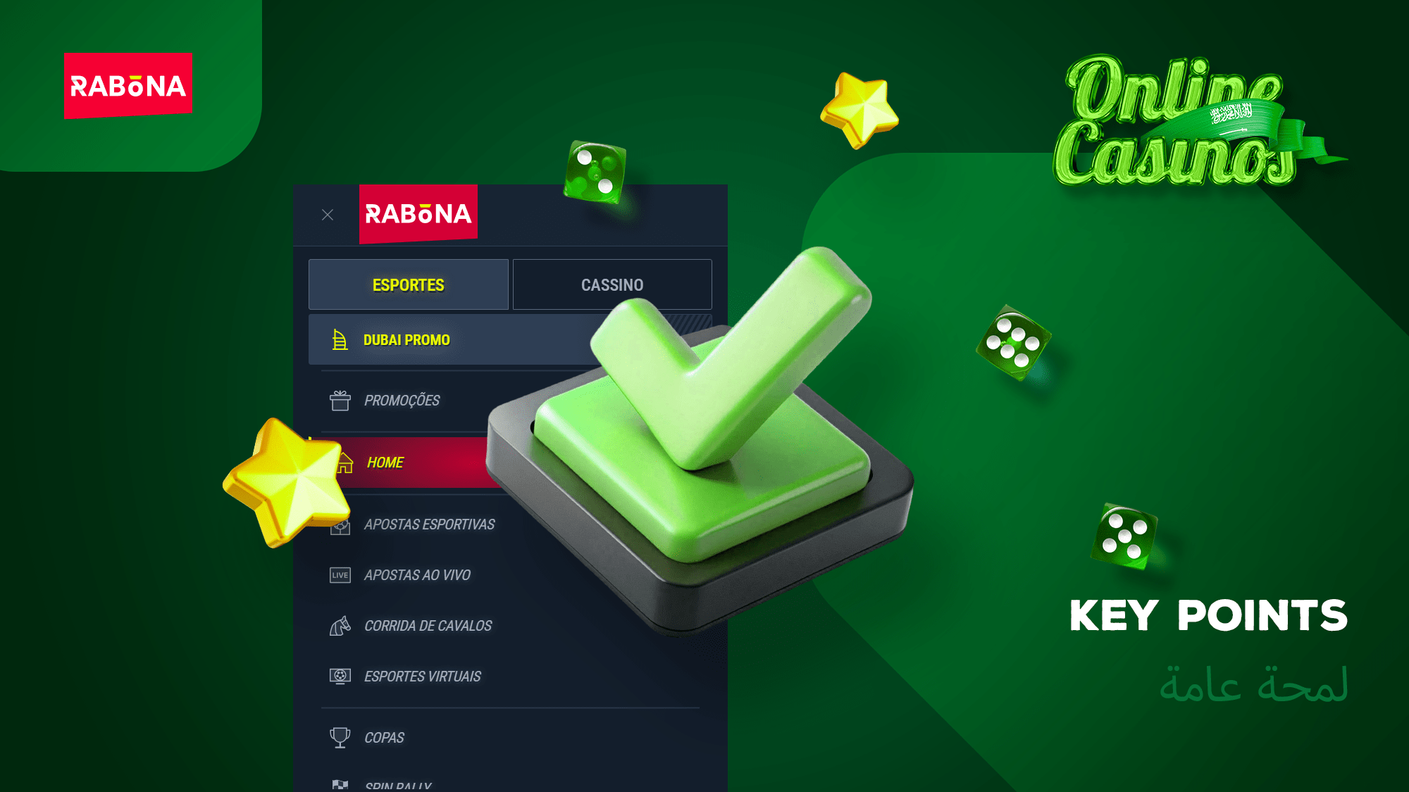 Rabona online casino has a ton of advantages